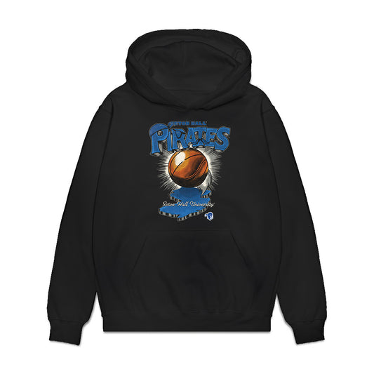 Seton Hall - NCAA Men's Basketball : AJ Staton McCray - Vintage Shersey Premium Hooded Sweatshirt-0