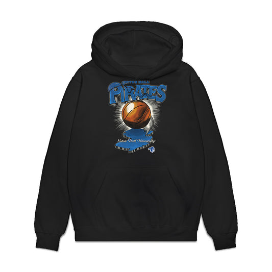Seton Hall - NCAA Men's Basketball : AJ Staton-McCray - Vintage Shersey Premium Hooded Sweatshirt-0