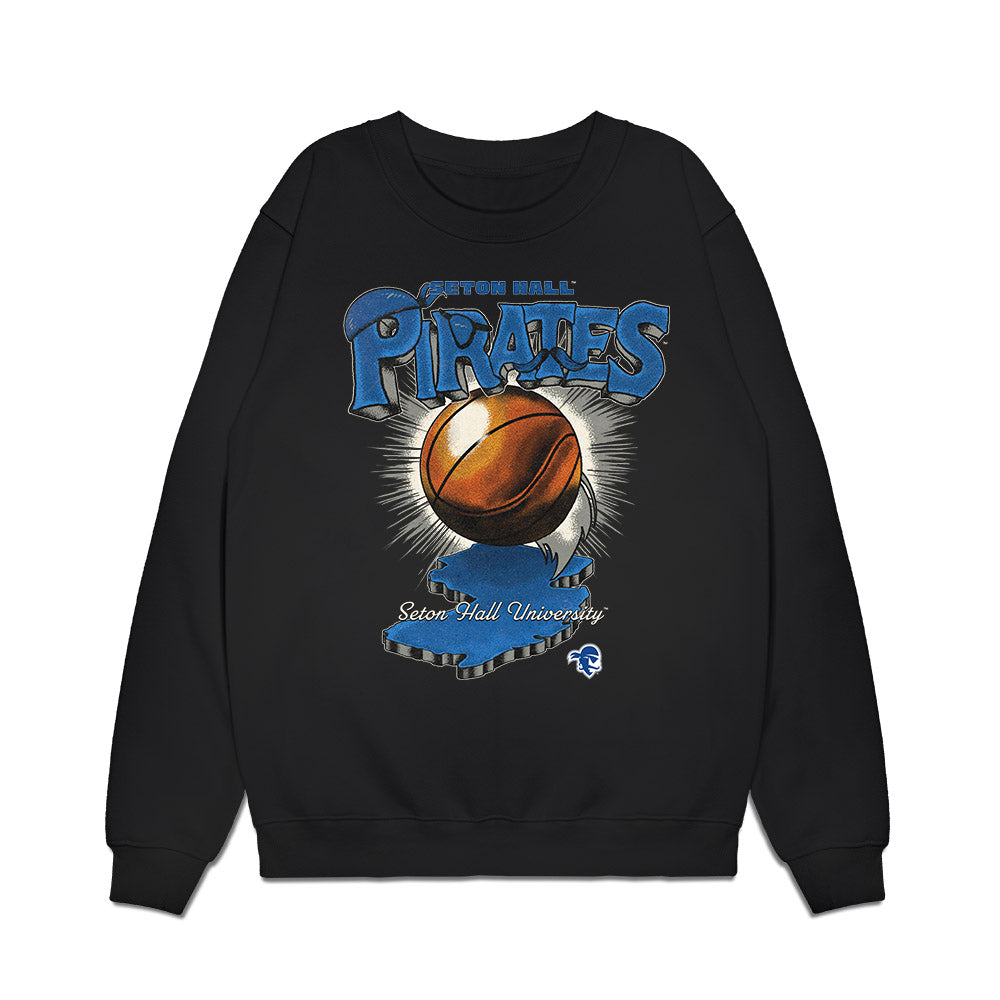 Seton Hall - NCAA Men's Basketball : Joshua Rivera - Vintage Shersey Premium Crewneck Sweatshirt-0