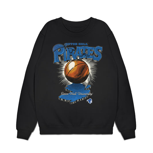 Seton Hall - NCAA Men's Basketball : Patrick Suemnick - Vintage Shersey Premium Crewneck Sweatshirt-0