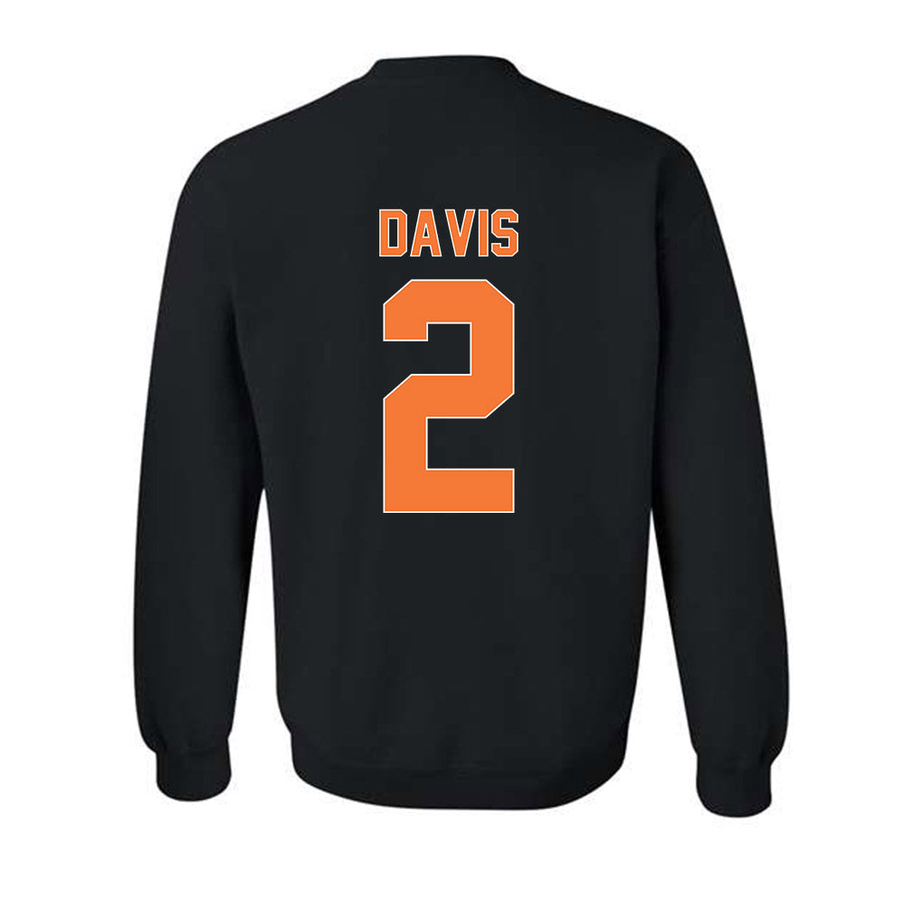 Morgan State - NCAA Men's Basketball : Elijah Davis - Vintage Shersey Crewneck Sweatshirt-1
