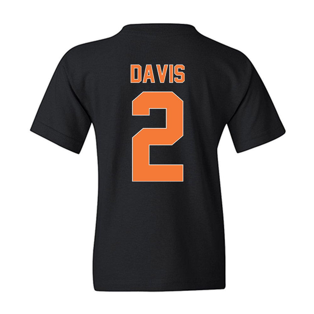 Morgan State - NCAA Men's Basketball : Elijah Davis - Vintage Shersey Youth T-Shirt-1