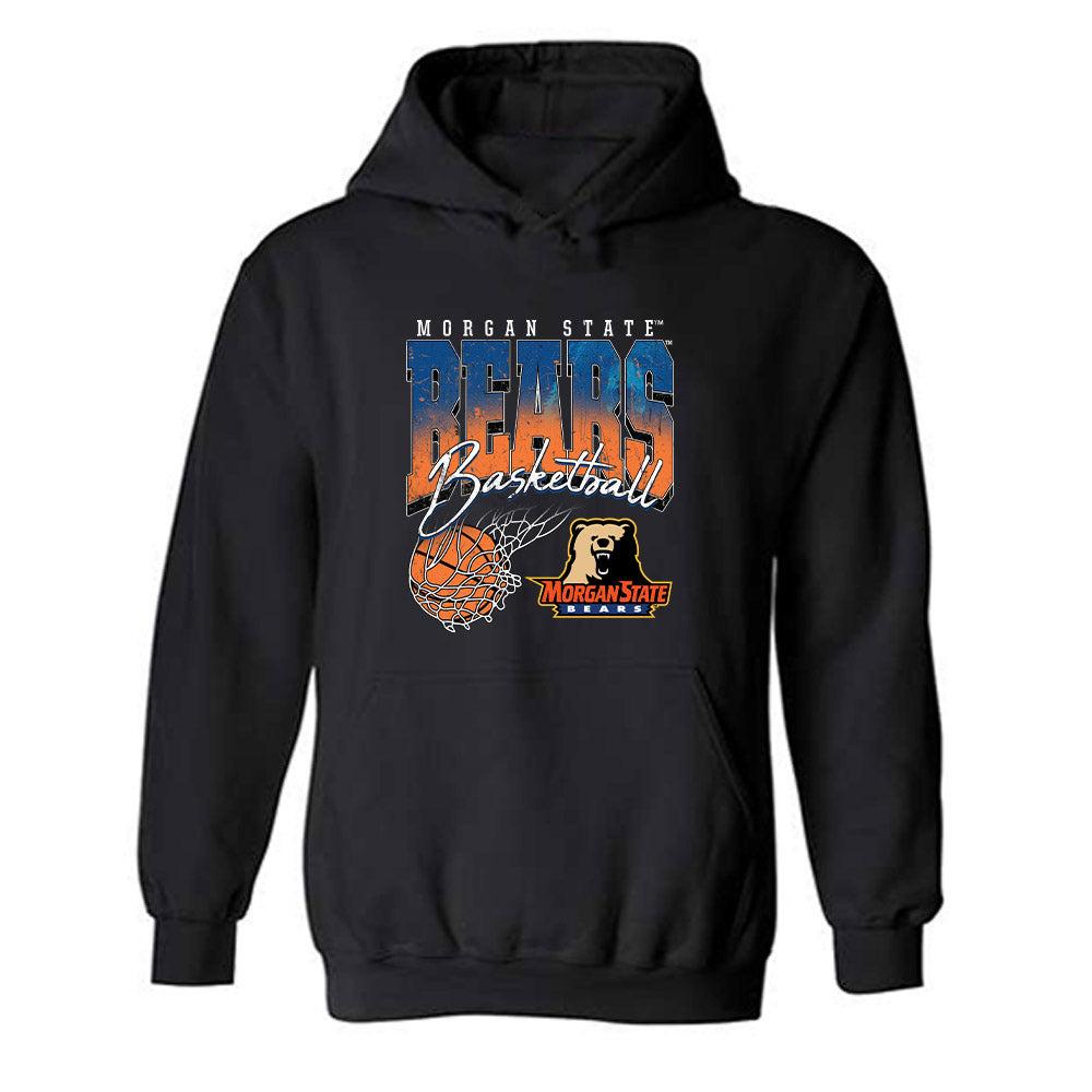 Morgan State - NCAA Men's Basketball : David Bumpass - Vintage Shersey Hooded Sweatshirt-0
