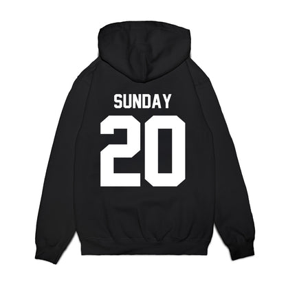 Saint Peter's - NCAA Women's Basketball : Reilly Sunday - Vintage Basketball Premium Hooded Sweatshirt-1