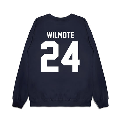 Saint Peter's - NCAA Men's Basketball : Robert Wilmote - Vintage Basketball Premium Crewneck Sweatshirt-1