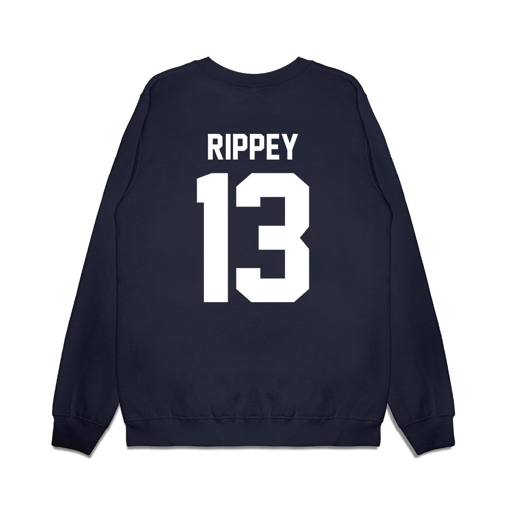 Saint Peter's - NCAA Women's Basketball : DeNaya Rippey - Vintage Basketball Premium Crewneck Sweatshirt-1