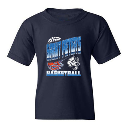 Saint Peter's - NCAA Women's Basketball : Iyanna Cotten - Vintage Basketball Youth T-Shirt-0