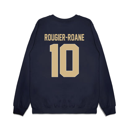 GWU - NCAA Men's Basketball : Jalen Rougier-Roane - Vintage Basketball Shersey Premium Crewneck Sweatshirt-1