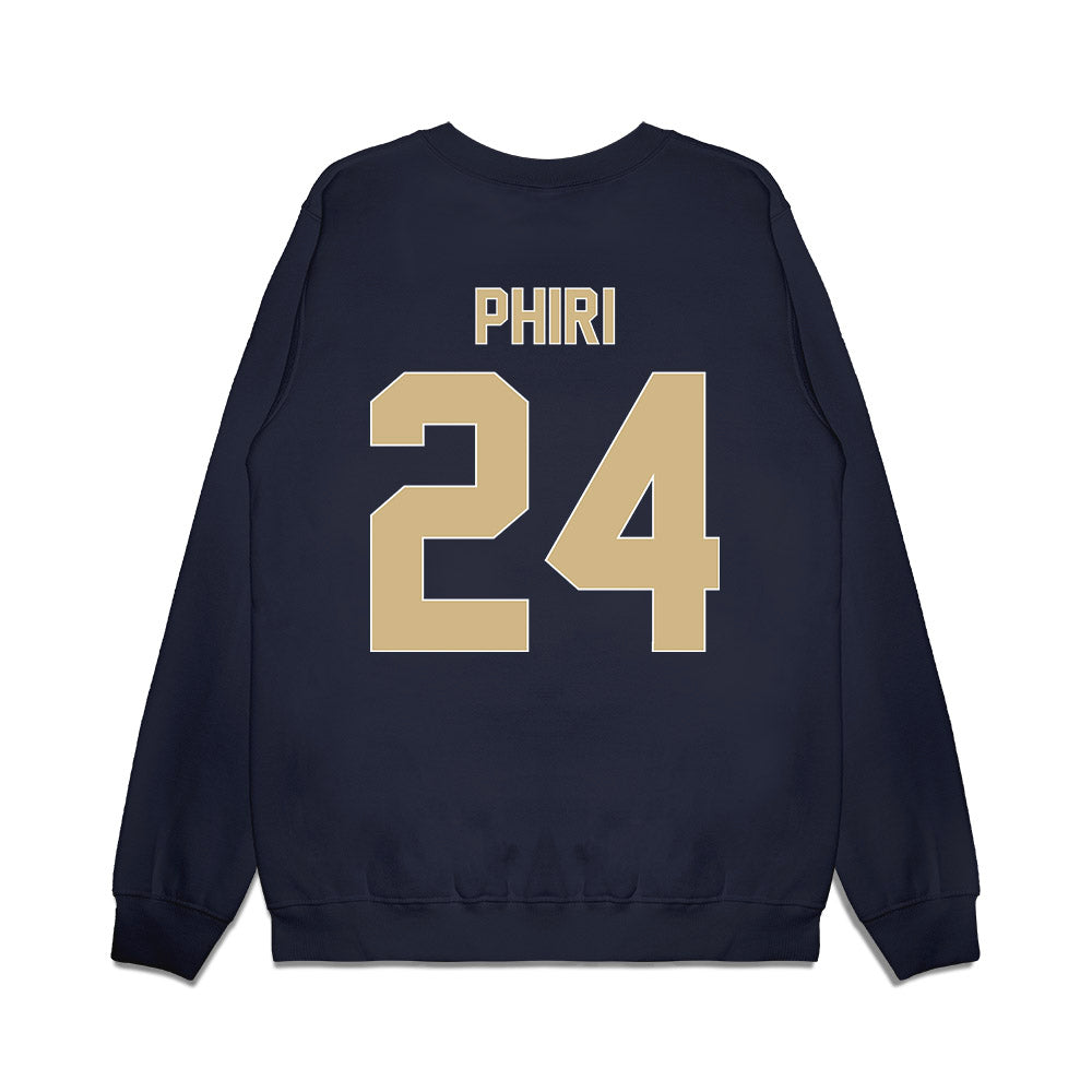 GWU - NCAA Women's Basketball : Colleen Phiri - Vintage Basketball Shersey Premium Crewneck Sweatshirt-1