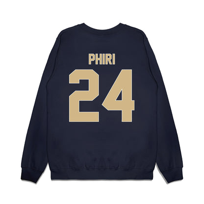 GWU - NCAA Women's Basketball : Colleen Phiri - Vintage Basketball Shersey Premium Crewneck Sweatshirt-1