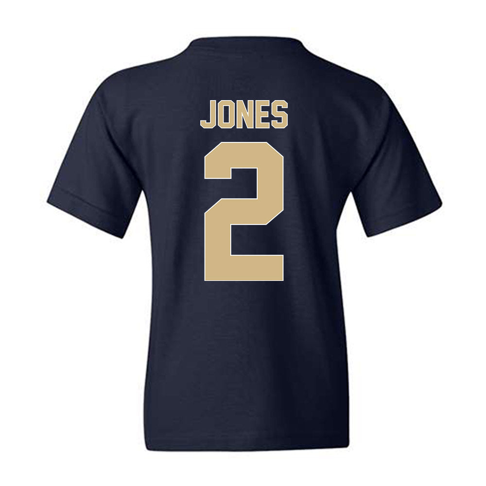 GWU - NCAA Men's Basketball : Christian Jones - Vintage Basketball Shersey Youth T-Shirt-1
