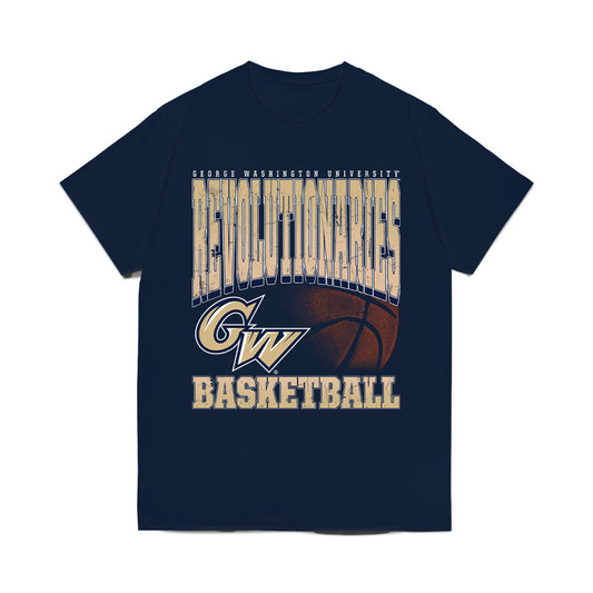 GWU - NCAA Women's Basketball : Sara Lewis - Vintage Basketball Shersey Comfort Colors T-Shirt-0