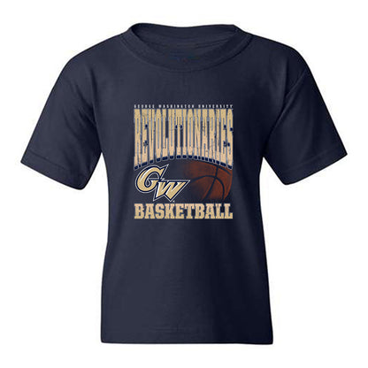 GWU - NCAA Women's Basketball : Emma Theodorsson - Vintage Basketball Shersey Youth T-Shirt-0