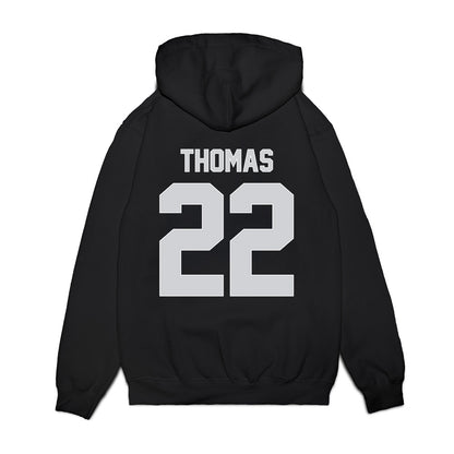 UW Green Bay - NCAA Men's Basketball : LeBron Thomas - Vintage Premium Hooded Sweatshirt-1