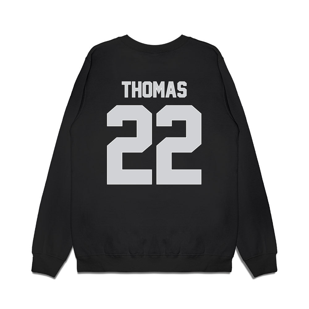 UW Green Bay - NCAA Men's Basketball : LeBron Thomas - Vintage Premium Crewneck Sweatshirt-1