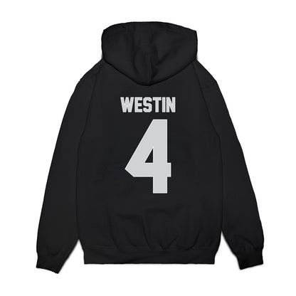 UW Green Bay - NCAA Women's Basketball : Maren Westin - Vintage Premium Hooded Sweatshirt-1