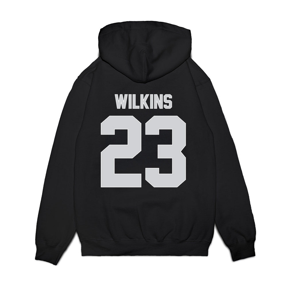UW Green Bay - NCAA Men's Basketball : Caden Wilkins - Vintage Premium Hooded Sweatshirt-1