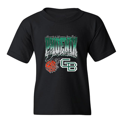 UW Green Bay - NCAA Men's Basketball : LeBron Thomas - Vintage Youth T-Shirt-0