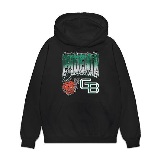 UW Green Bay - NCAA Men's Basketball : Trey Schachter - Vintage Premium Hooded Sweatshirt-0