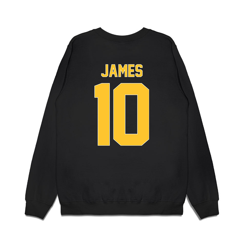Montevallo - NCAA Men's Basketball : Bryant James - Vintage Premium Crewneck Sweatshirt-1
