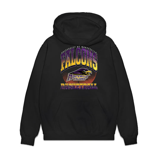 Montevallo - NCAA Men's Basketball : Sam Duskin - Vintage Premium Hooded Sweatshirt-0