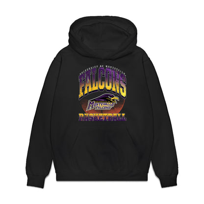 Montevallo - NCAA Men's Basketball : Devon Mckinnon - Vintage Premium Hooded Sweatshirt-0
