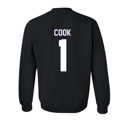 Central Arkansas - NCAA Women's Basketball : Jenna Cook - Vintage Shersey Crewneck Sweatshirt-1