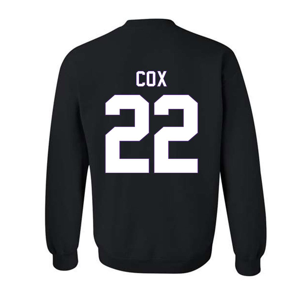 Central Arkansas - NCAA Women's Basketball : Alivia Cox - Vintage Shersey Crewneck Sweatshirt-1
