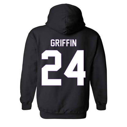 Central Arkansas - NCAA Women's Basketball : Kamryn Griffin - Vintage Shersey Hooded Sweatshirt-1