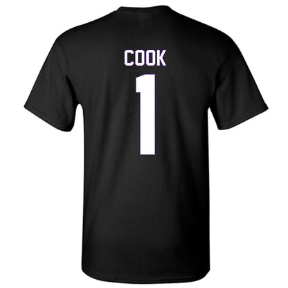 Central Arkansas - NCAA Women's Basketball : Jenna Cook - Vintage Shersey T-Shirt-1