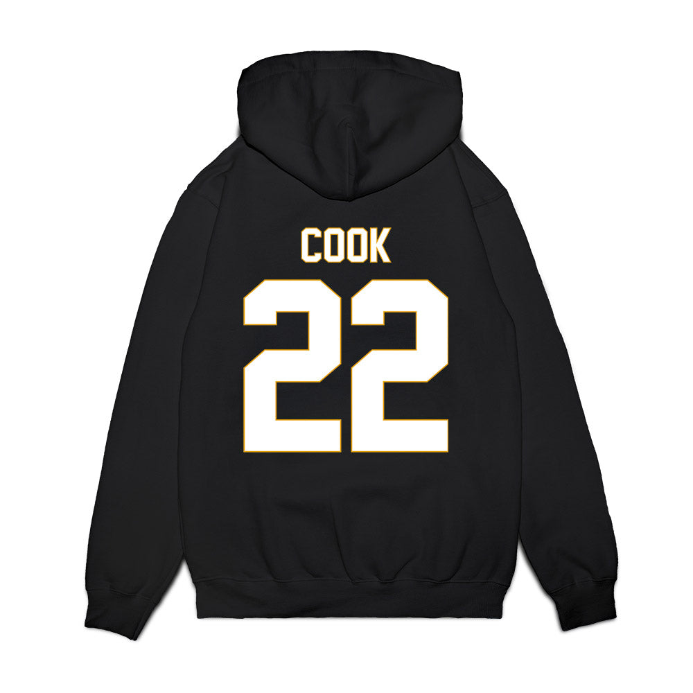 ETBU - NCAA Men's Basketball : Ethan Cook - Vintage Shersey Premium Hooded Sweatshirt-1