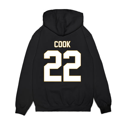 ETBU - NCAA Men's Basketball : Ethan Cook - Vintage Shersey Premium Hooded Sweatshirt-1