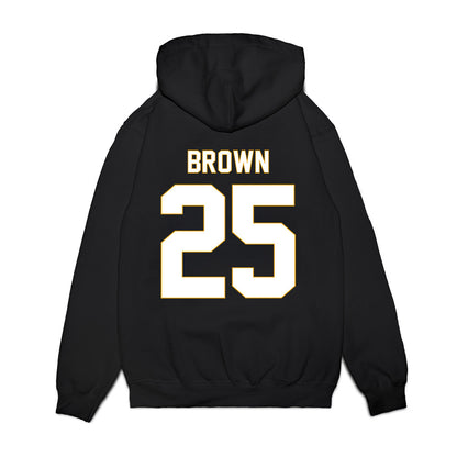 ETBU - NCAA Men's Basketball : Kendric Brown - Vintage Shersey Premium Hooded Sweatshirt-1
