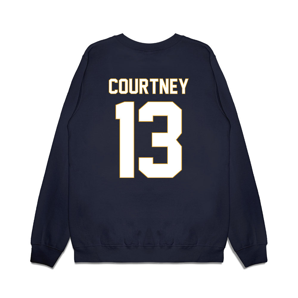 ETBU - NCAA Men's Basketball : Kyler Courtney - Vintage Shersey Premium Crewneck Sweatshirt-1