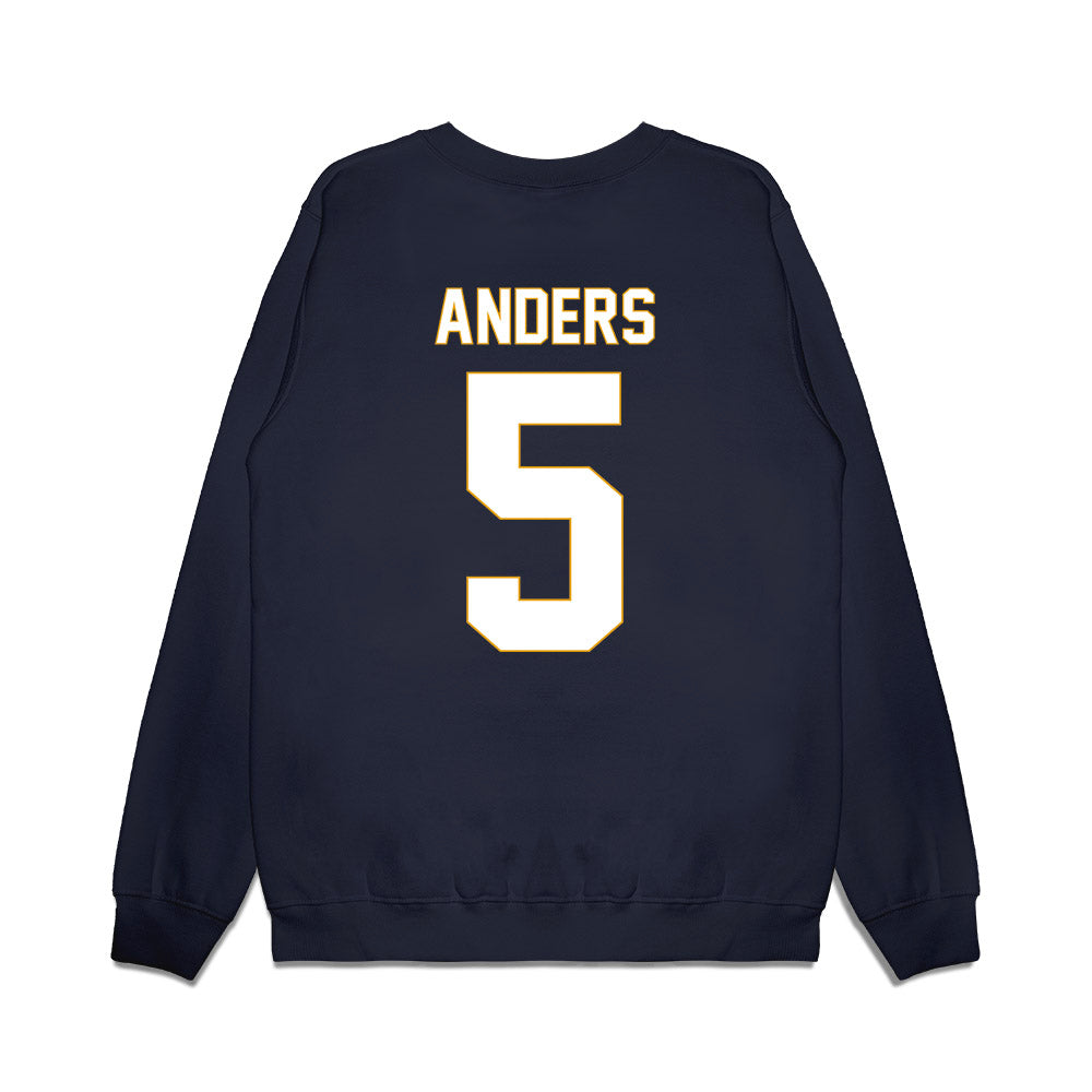 ETBU - NCAA Men's Basketball : Troy Anders - Vintage Shersey Premium Crewneck Sweatshirt-1