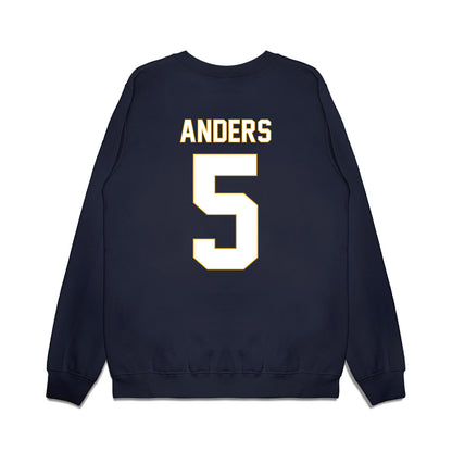 ETBU - NCAA Men's Basketball : Troy Anders - Vintage Shersey Premium Crewneck Sweatshirt-1