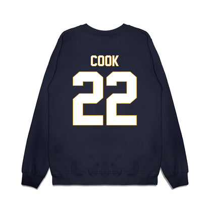 ETBU - NCAA Men's Basketball : Ethan Cook - Vintage Shersey Premium Crewneck Sweatshirt-1