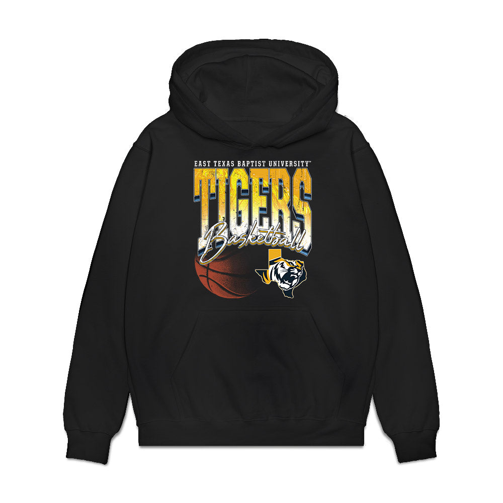 ETBU - NCAA Men's Basketball : Silas Smith - Vintage Shersey Premium Hooded Sweatshirt-0