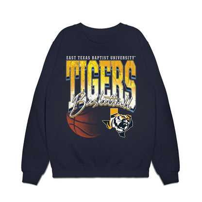 ETBU - NCAA Men's Basketball : Campbell White - Vintage Shersey Premium Crewneck Sweatshirt-0