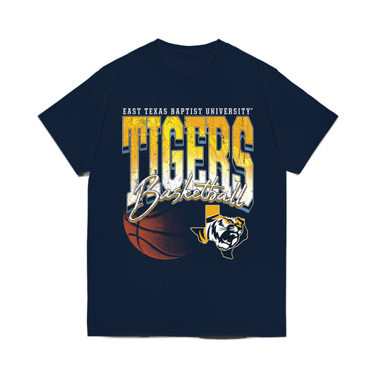 ETBU - NCAA Men's Basketball : Kyler Courtney - Vintage Shersey Comfort Colors T-Shirt-0
