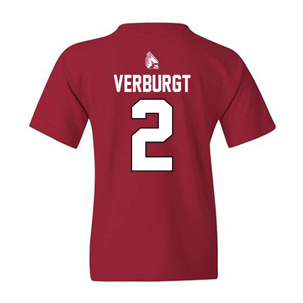 Ball State - NCAA Women's Basketball : Zhen Verburgt - Sports Shersey Youth T-Shirt-1