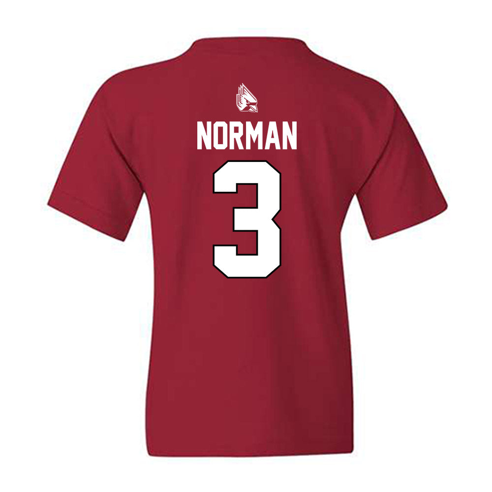 Ball State - NCAA Women's Basketball : Karsyn Norman - Sports Shersey Youth T-Shirt-1