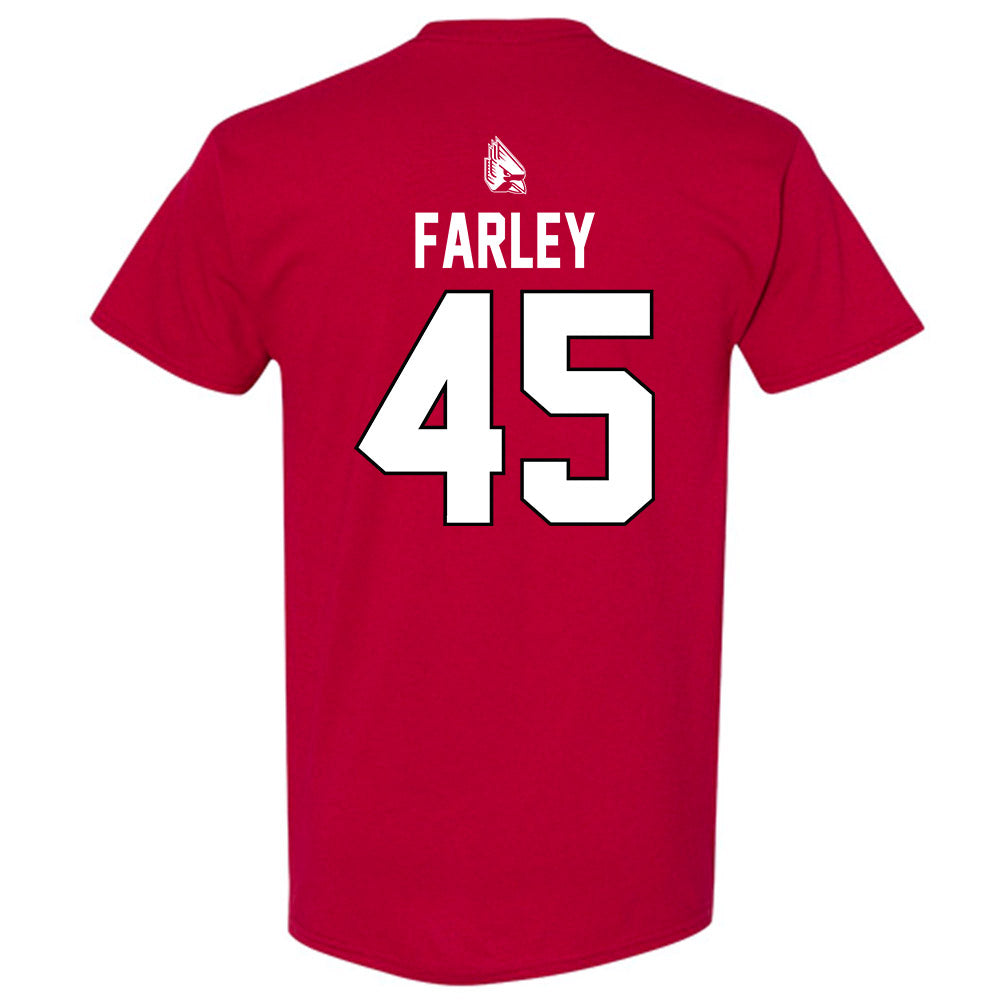 Ball State - NCAA Men's Basketball : Alex Farley - Sports Shersey T-Shirt-1