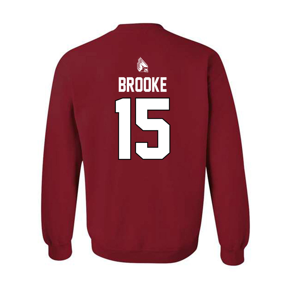 Ball State - NCAA Women's Basketball : Ashlynn Brooke - Sports Shersey Crewneck Sweatshirt-1