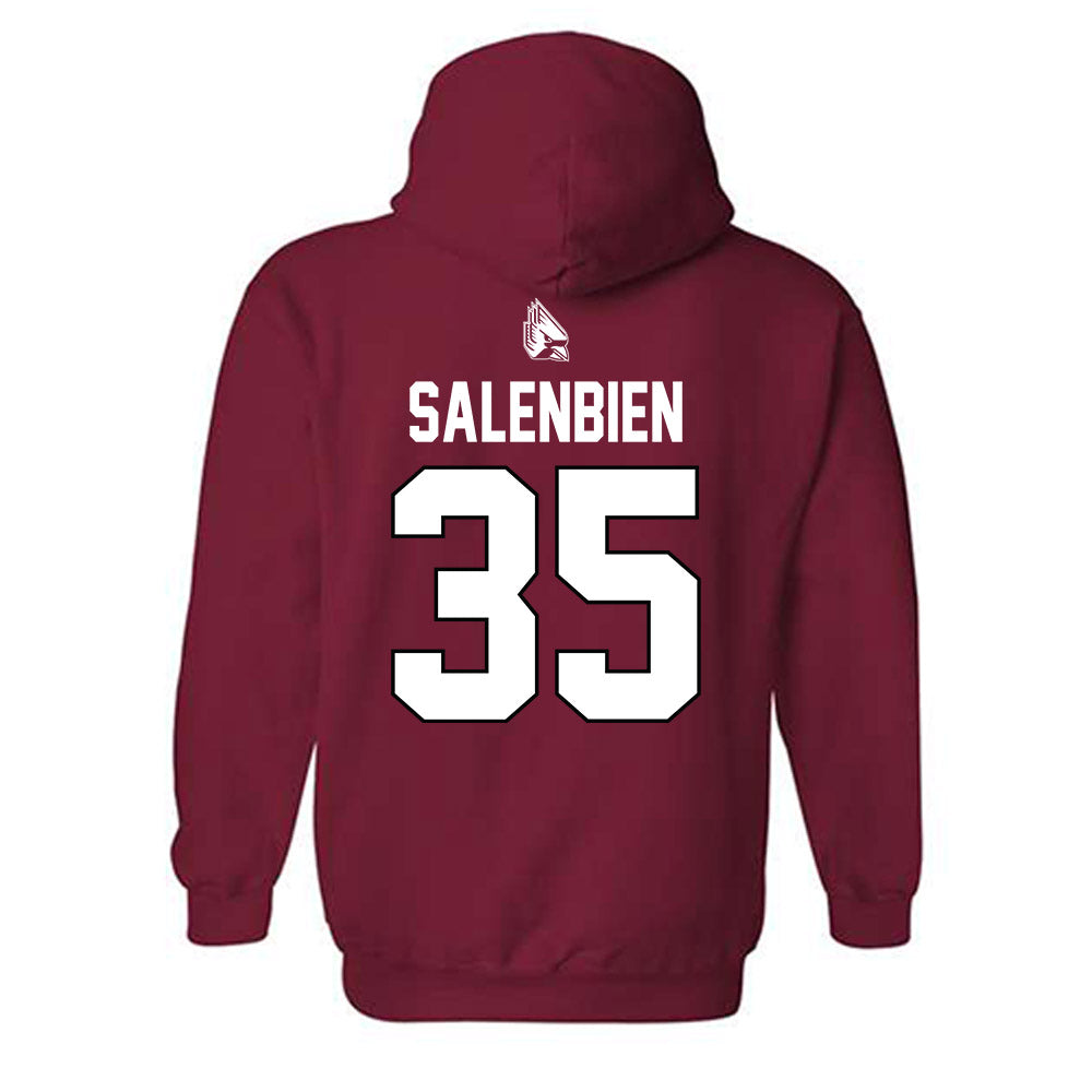 Ball State - NCAA Women's Basketball : Bree Salenbien - Sports Shersey Hooded Sweatshirt-1