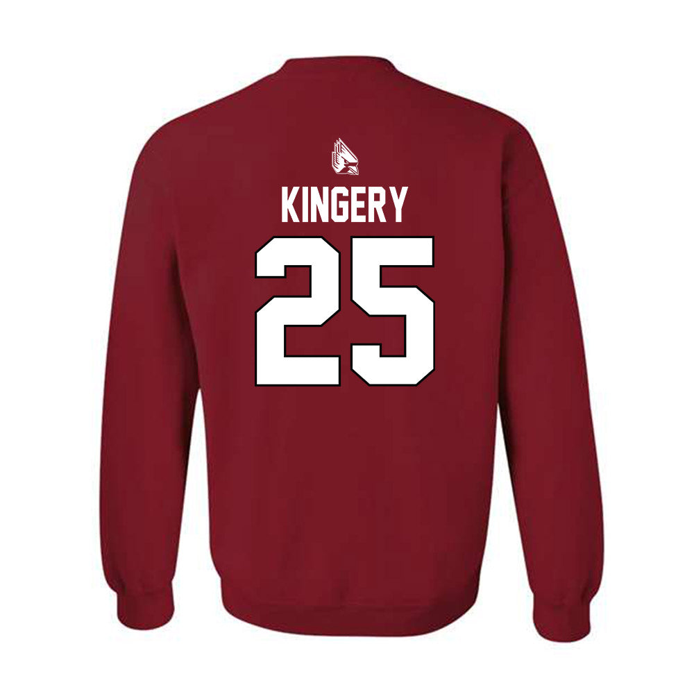 Ball State - NCAA Women's Basketball : Grace Kingery - Sports Shersey Crewneck Sweatshirt-1