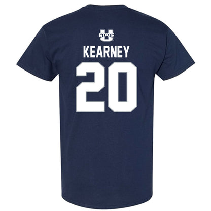 Utah State - NCAA Men's Basketball : Luke Kearney - Sports Shersey T-Shirt-1