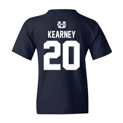 Utah State - NCAA Men's Basketball : Luke Kearney - Sports Shersey Youth T-Shirt-1