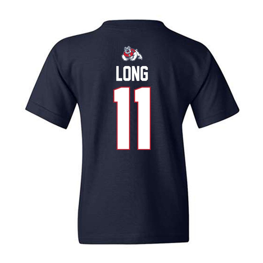 Fresno State - NCAA Women's Basketball : Emilia Long - Sports Shersey Youth T-Shirt-1