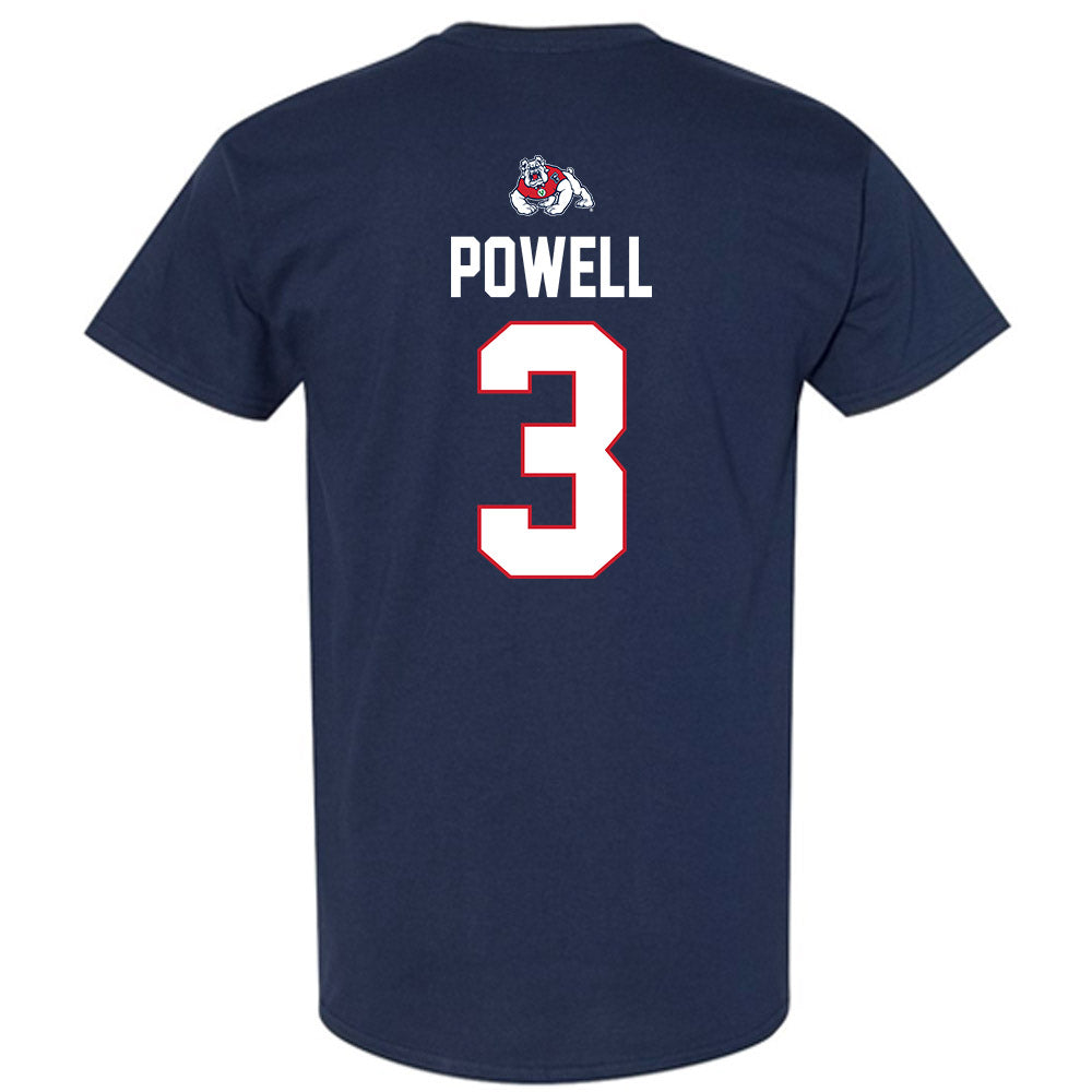 Fresno State - NCAA Women's Basketball : Danae Powell - Sports Shersey T-Shirt-1